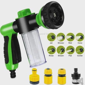 Multifunctionele Hondendouche Spuitpistool 8-in-1 met Schuim, Verzenden, Nieuw