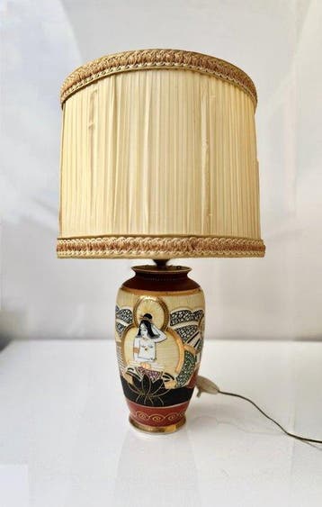 Tafellamp - Keramiek - Vintage Japanse Satsuma