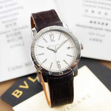 Bvlgari - Solotempo Silver Dial Date - BB 39 S - Unisex -, Nieuw