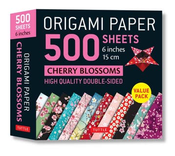 Origami Paper 500 Sheets Cherry Blossoms 6 (15 CM): Tuttle, Verzenden, Nieuw