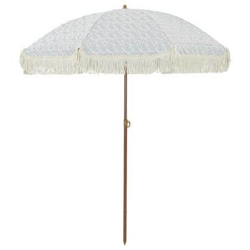 Duurzame parasol polyester/staal - Retourdeal 59% korting, Tuin en Terras, Verstelbaar, Ophalen of Verzenden, Zo goed als nieuw
