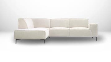 Hoekbank Melbourne - Cream / Hoek links, 250 tot 300 cm, Verzenden, Hoekbank, Nieuw
