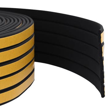 vidaXL Zelfklevende raamafdichting Zwart 9 x 3 mm 100 m, Verzenden, Nieuw
