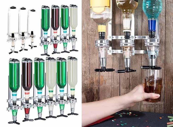 Nonna Drankdispenser - Bar Butler voor 3, 4 of 6 Flessen -, Huis en Inrichting, Barren, Nieuw, Verzenden