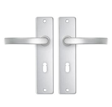 AXA basic schild SL56 met deurklink blok aluminium F1, Verzenden, Nieuw