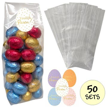 Fako Bijoux - Uitdeelzakjes Met Sluitstickers - 50 Stickers, Verzenden, Nieuw