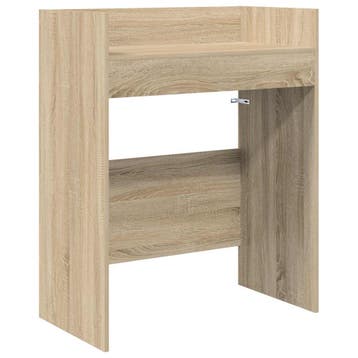 vidaXL DJ Tafel Sonoma Eiken 82 x 45 x 102 cm Bewerkt hout, Muziek en Instrumenten, Verzenden, Nieuw