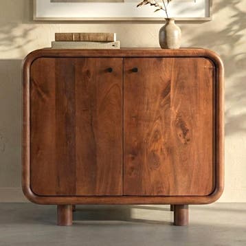 *WOONWINKEL* Houten Kastje Met Ronde Hoeken, Verzenden, Nieuw
