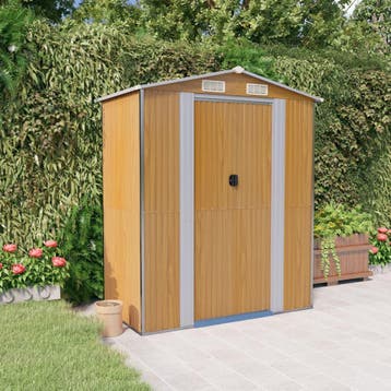 vidaXL Tuinschuur 192x108x223 cm gegalvaniseerd staal, Verzenden, Nieuw