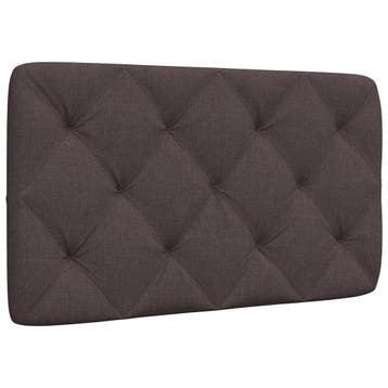 vidaXL Hoofdbordkussen 90 cm stof donkerbruin, Verzenden, Nieuw, Bruin, Stof