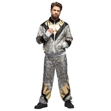 Trainingspak US Dollar Dude Leroy, Kleding | Dames, Carnavalskleding en Feestkleding, Ophalen of Verzenden, Nieuw
