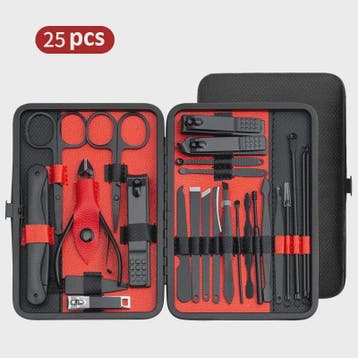 Professionele Manicure & Pedicure Set - 10/15/25 Stuks - Roe, Verzenden, Nieuw