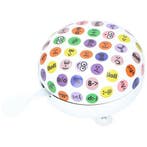 Grote Ding Dong fietsbel met gezichtjes, Nieuw