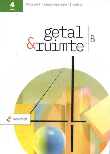 9789001065027 Getal  Ruimte vwo B 1 deel 1 uitwerkingenboek, Boeken, Verzenden, Zo goed als nieuw