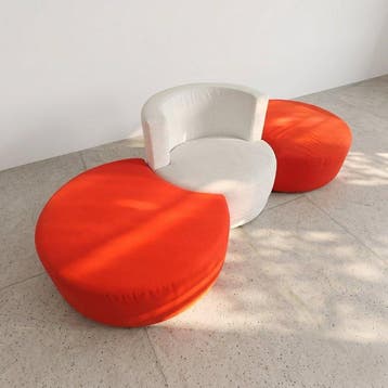 Mussi - Bruno Rainaldi - Sofa - Sedutalonga - Hout, Textiel