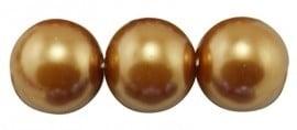 50 x prachtige glasparel kleur: Peru Gold 4mm (Glasparels), Ophalen of Verzenden, Nieuw, Kraal