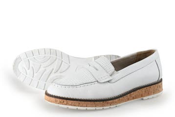 Cypres Loafers in maat 38 Wit, Verzenden, Wit, Overige typen, Cypres