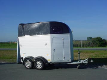 Humbaur Single Alu 1.5 paards trailer, Ophalen, Gebruikt, Aluminium, Overige typen