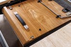 UNIEKE eettafel 160-200 cm uitschuifbaar eikenhout-look, Huis en Inrichting, Tafels | Eettafels, Ophalen of Verzenden, Nieuw