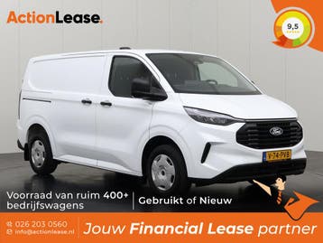 Ford Transit Custom Bestelbus L1 H1 2024 Diesel, Auto's, Zwart, Wit, Nieuw, Transit