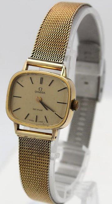 Omega - De Ville, manual-wind, 20-micron gold-plated. -, Nieuw