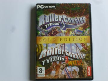 Rollercoaster Tycoon 3 Gold Edition (2 x PC CD Rom), Ophalen of Verzenden, Zo goed als nieuw