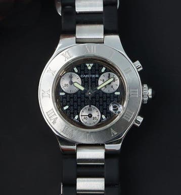 Cartier - 21 Chronoscaph - Zonder minimumprijs - 2996 -, Nieuw