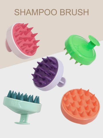 Siliconen Hoofdmassage Borstel - Zachte Scalp Massager voor, Verzenden, Nieuw