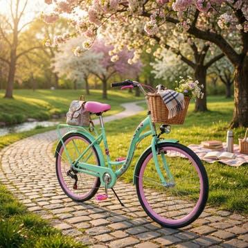 Meisjesfiets 26 inch | Mintgroen 7v | Nieuw | Scherpe Prijs, 26 inch of meer, Versnellingen, Nieuw, Ophalen of Verzenden