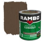 Rambo Pantserbeits Tuinhout Zijdeglans Berkengrijs 2.25L, Verzenden, Nieuw, Beits, Grijs