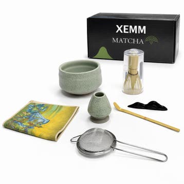 XEMM Matcha Set - 7-delige Set - Matcha klopper voor Matcha, Verzenden, Nieuw