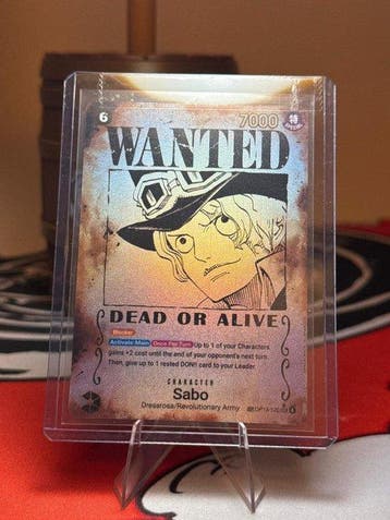 Bandai - 1 Card - One Piece - Sabo OP-13-120, Nieuw