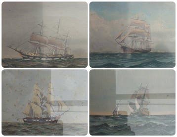 William Knox (1862-1925) - Op open zee