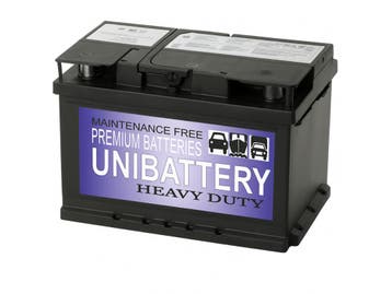 UniBattery Premium 74ah accu, Verzenden, Nieuw, Universele onderdelen