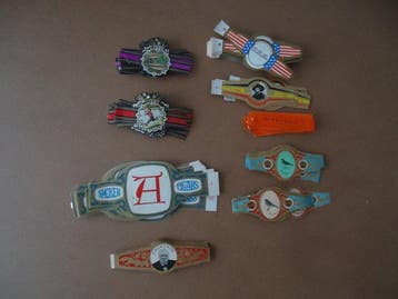 Themacollectie - Heel mooi lot sigarenbandjes van allerlei