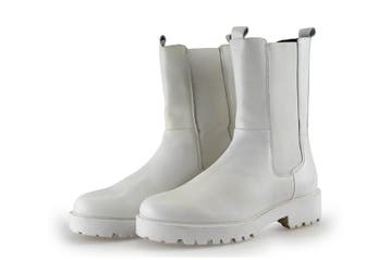 Nelson Chelsea boots in maat 38 Wit, Verzenden, Wit, Overige typen, Zo goed als nieuw