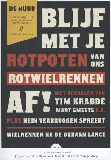 De Muur 39 - De muur, Ophalen of Verzenden, Nieuw
