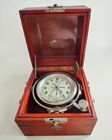 Tweedaagse scheepschronometer - First Moscow Watch Factory