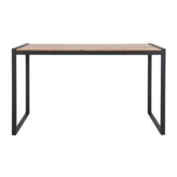 Bolero Industriële Bartafel Van Staal En Acacia, 1800x900mm, Zakelijke goederen, Verzenden, Nieuw in verpakking