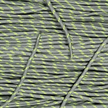 Ronde outdoor veters - Grijs Neongroen • 120  cm x 5 mm, Ophalen of Verzenden, Nieuw