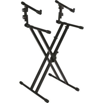 QUIKLOK QL642 Performer Keyboardstandaard – Dubbele X, 2, Ophalen of Verzenden, Nieuw