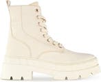 PS Poelman - maat 38- NORA Dames Veter Laarzen - Beige, Kleding | Dames, Schoenen, Verzenden, Nieuw