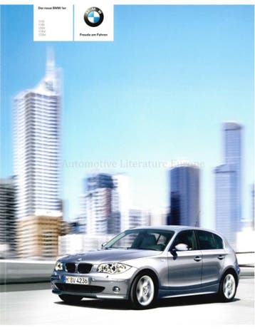 2004 BMW 1 SERIE BROCHURE DUITS, Boeken, Nieuw, BMW, Author