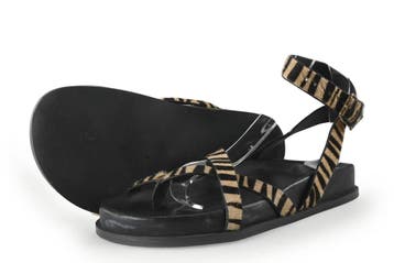Ba&Sh Sandalen in maat 38 Panter, Overige kleuren, Verzenden, Sandalen of Muiltjes, Zo goed als nieuw