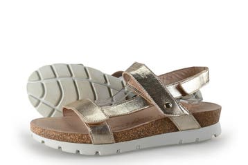 Panama Jack Sandalen in maat 42 Goud, Sandalen, Overige kleuren, Verzenden, Zo goed als nieuw