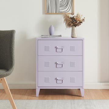 Ladekast Hämeenlinna commode met lades 72x60x40 cm lichtpaar, Huis en Inrichting, Verzenden, Nieuw