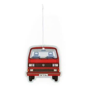 Vw T3 Bus Air Freshener - illa/red, Verzenden