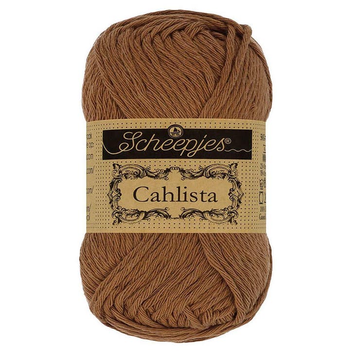 Scheepjes Cahlista - 157 root beer - Katoen Garen, Hobby en Vrije tijd, Breien en Haken, Ophalen of Verzenden