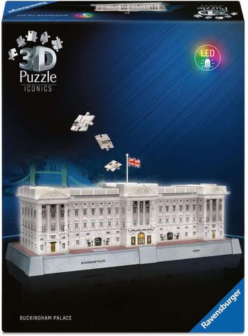 Iconics 3D Puzzel - Buckingham Palace with Light (216, Verzenden, Nieuw