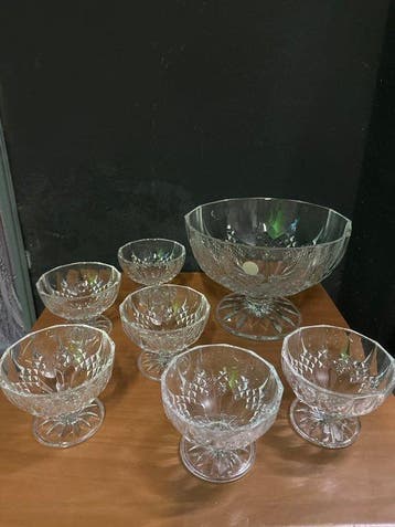 Durand - Dessertservies (7) - Kristal